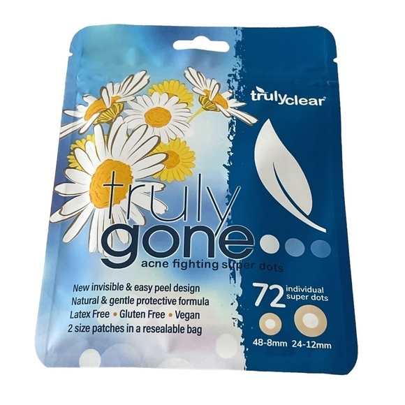 NWT Truly Clear Acne Pimple Patches for Face & Body Hydrocolloid Blemish New - Picture 3 of 3